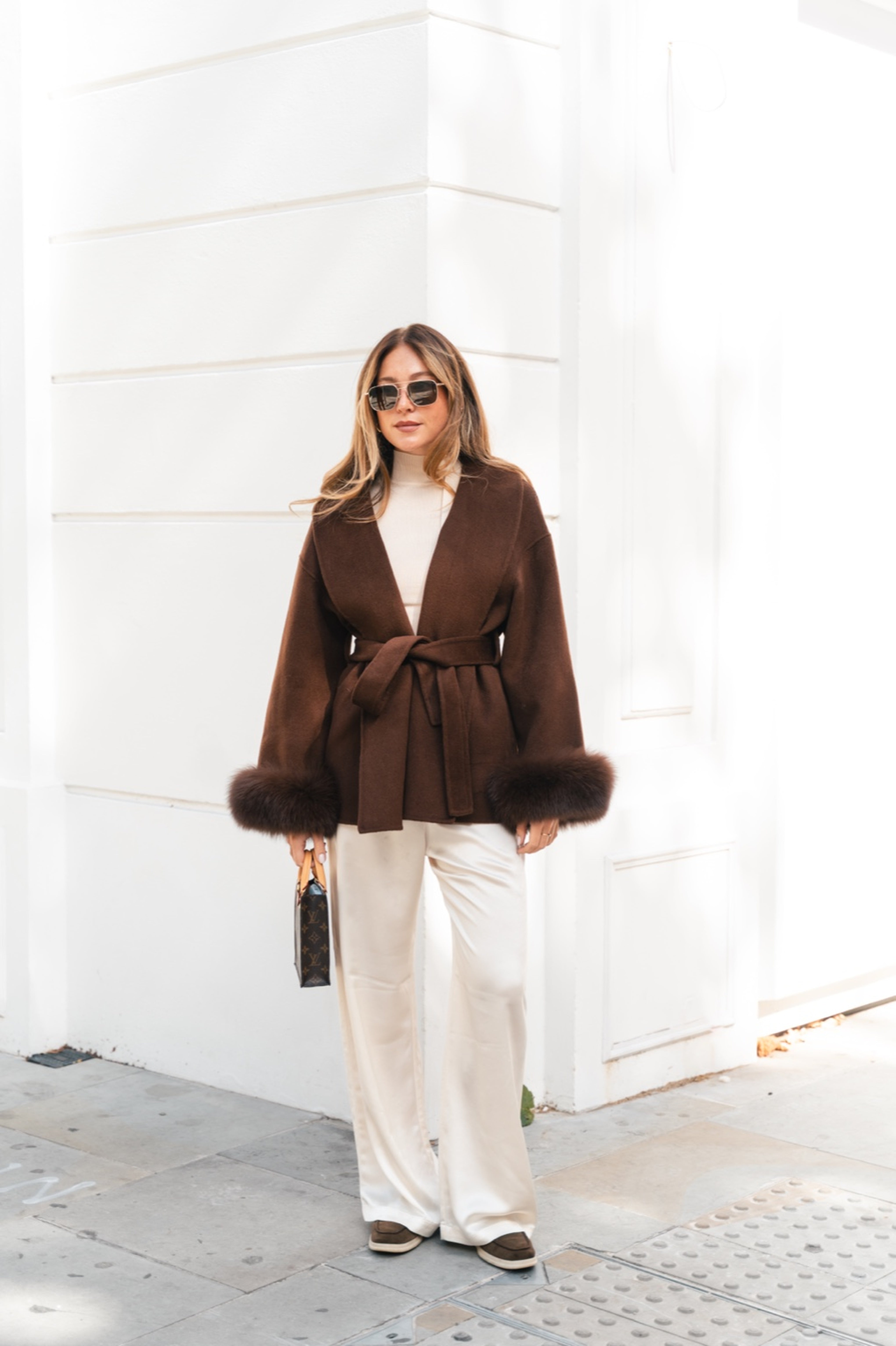 Velvet Blazer Brown