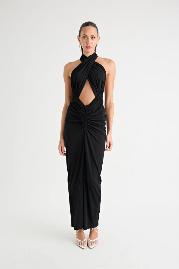 Victoria Maxi Dress Black