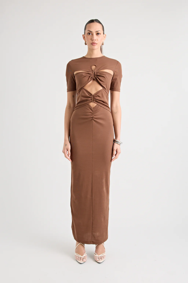 Florence Dress Chocolate
