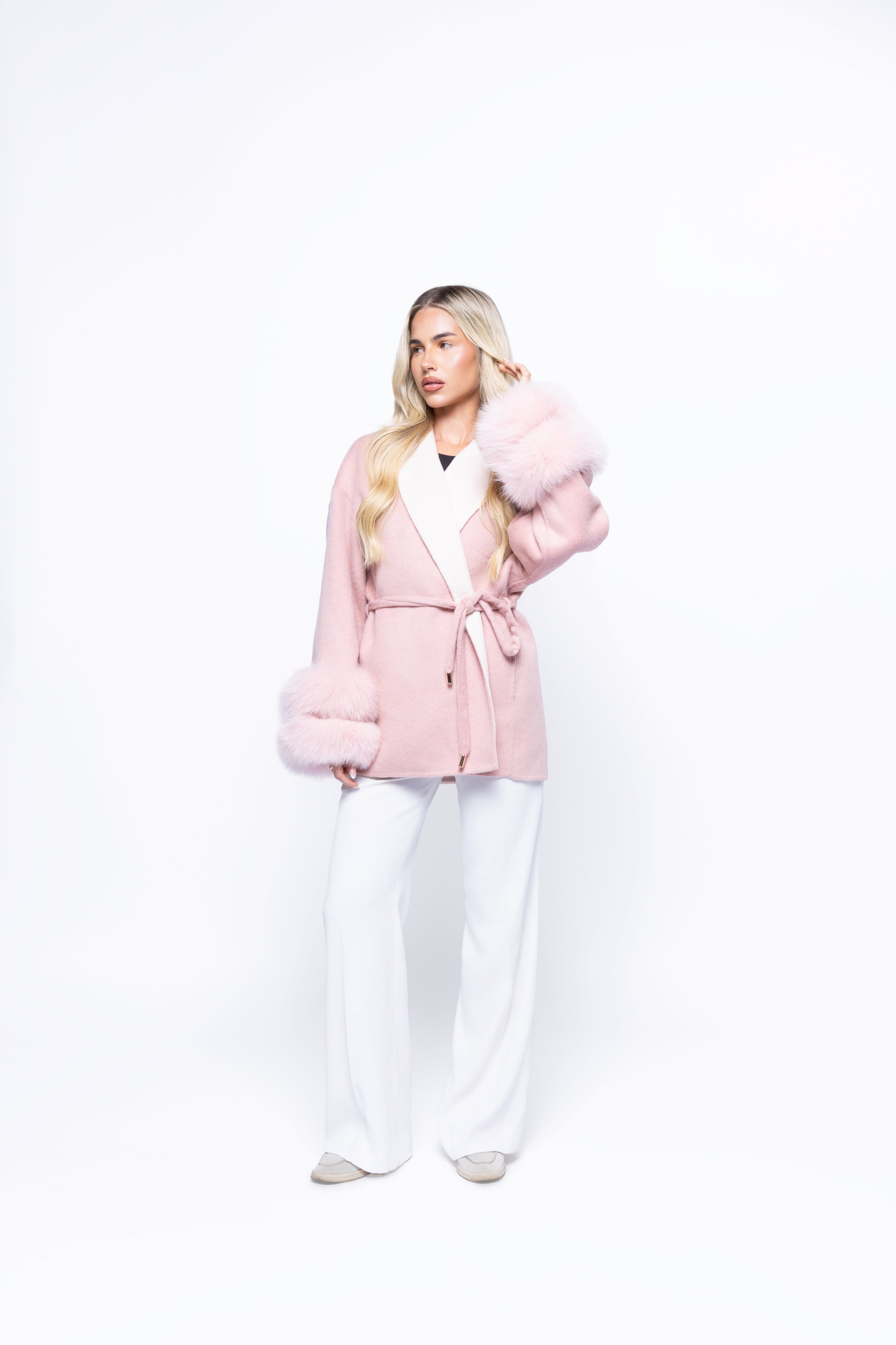 Velvet Blazer Pink