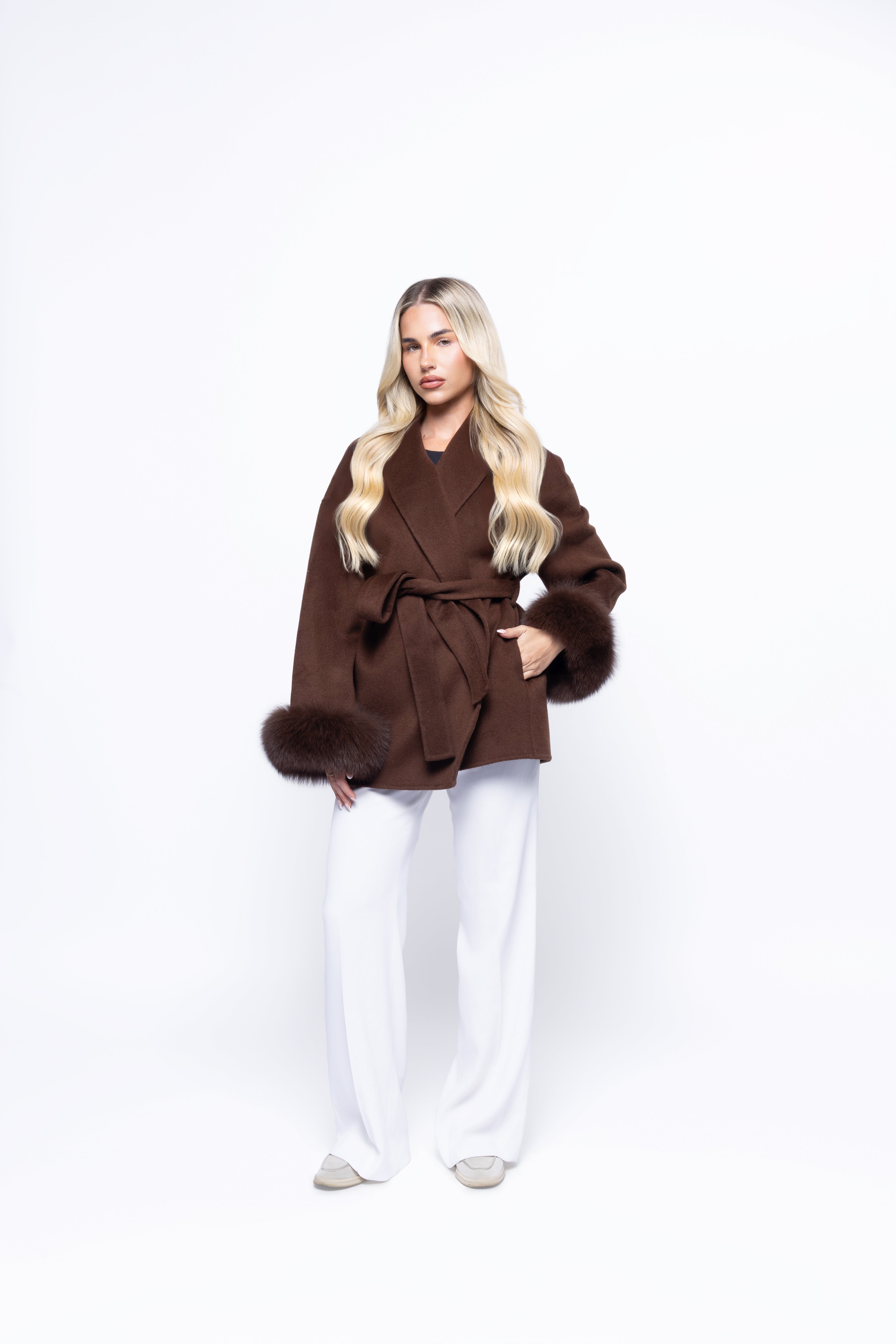 Velvet Blazer Brown