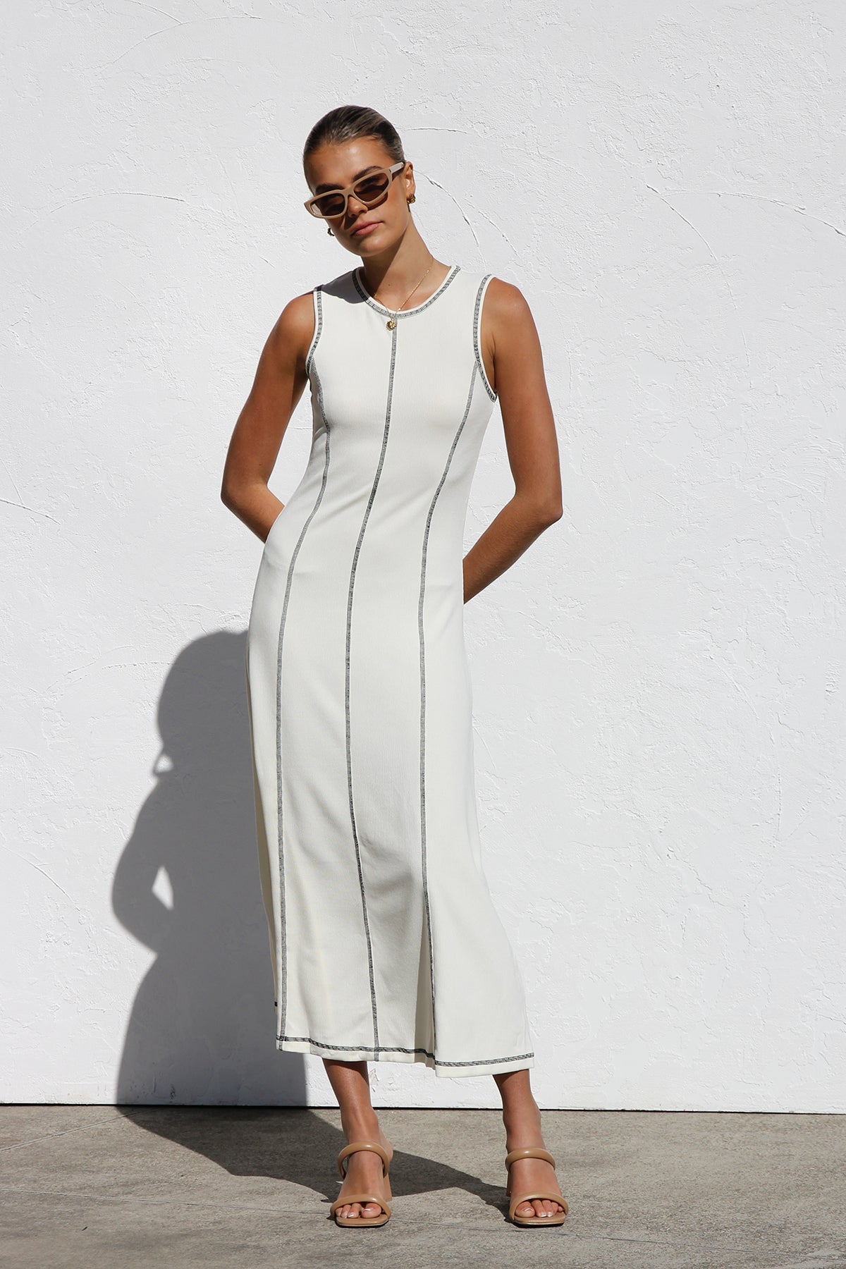 Ariana Maxi Dress – Cream