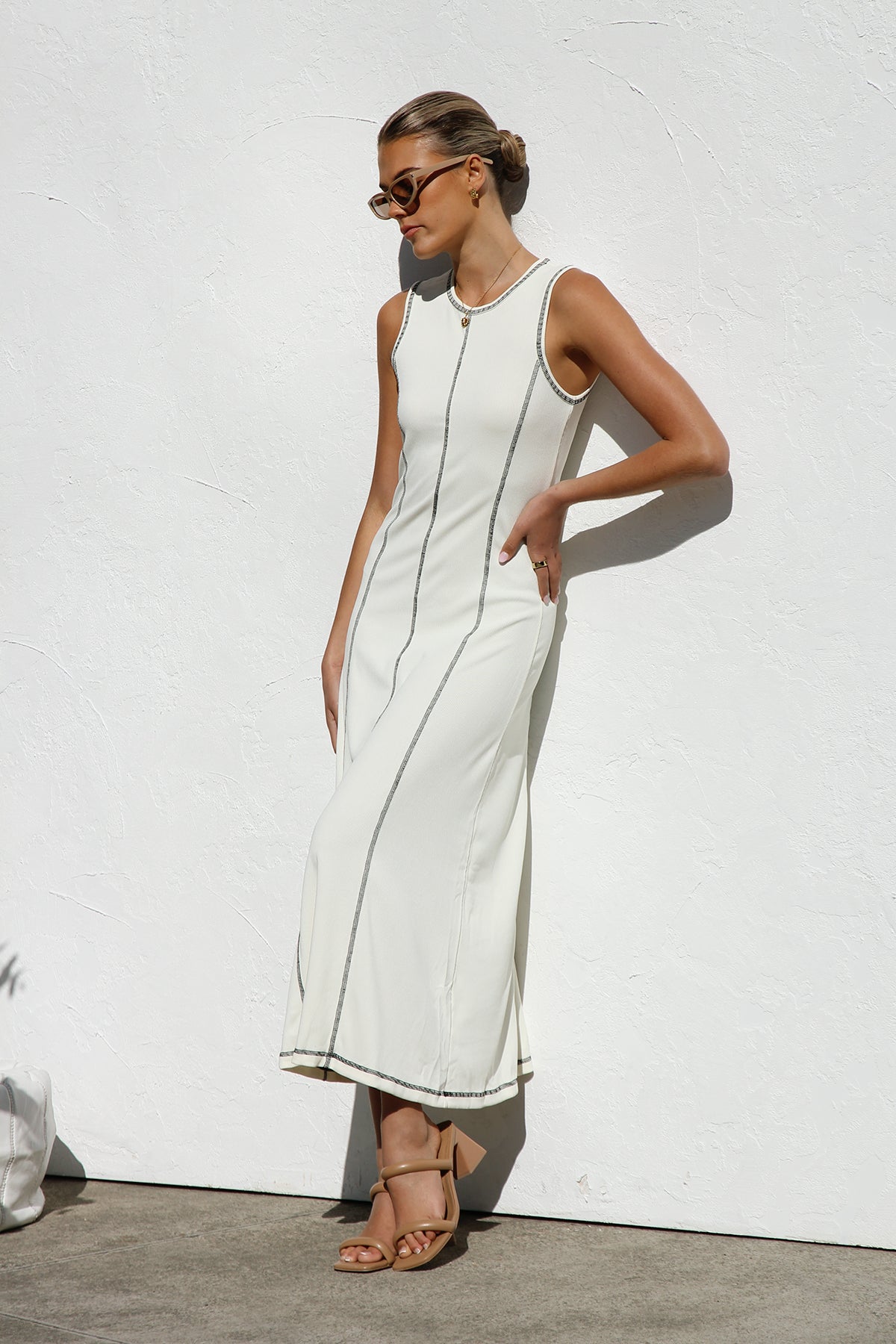 Ariana Maxi Dress – Cream