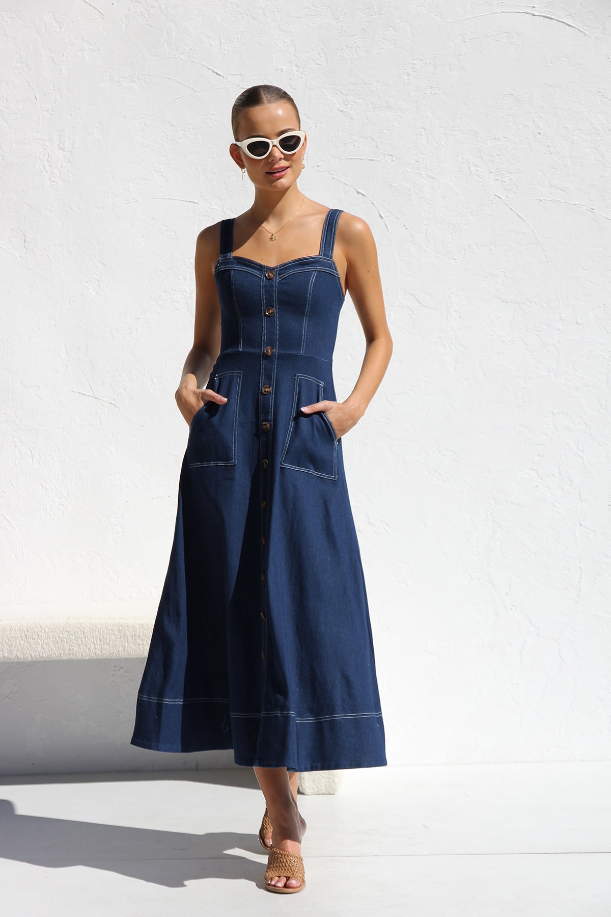Danielle Dress – Indigo Denim