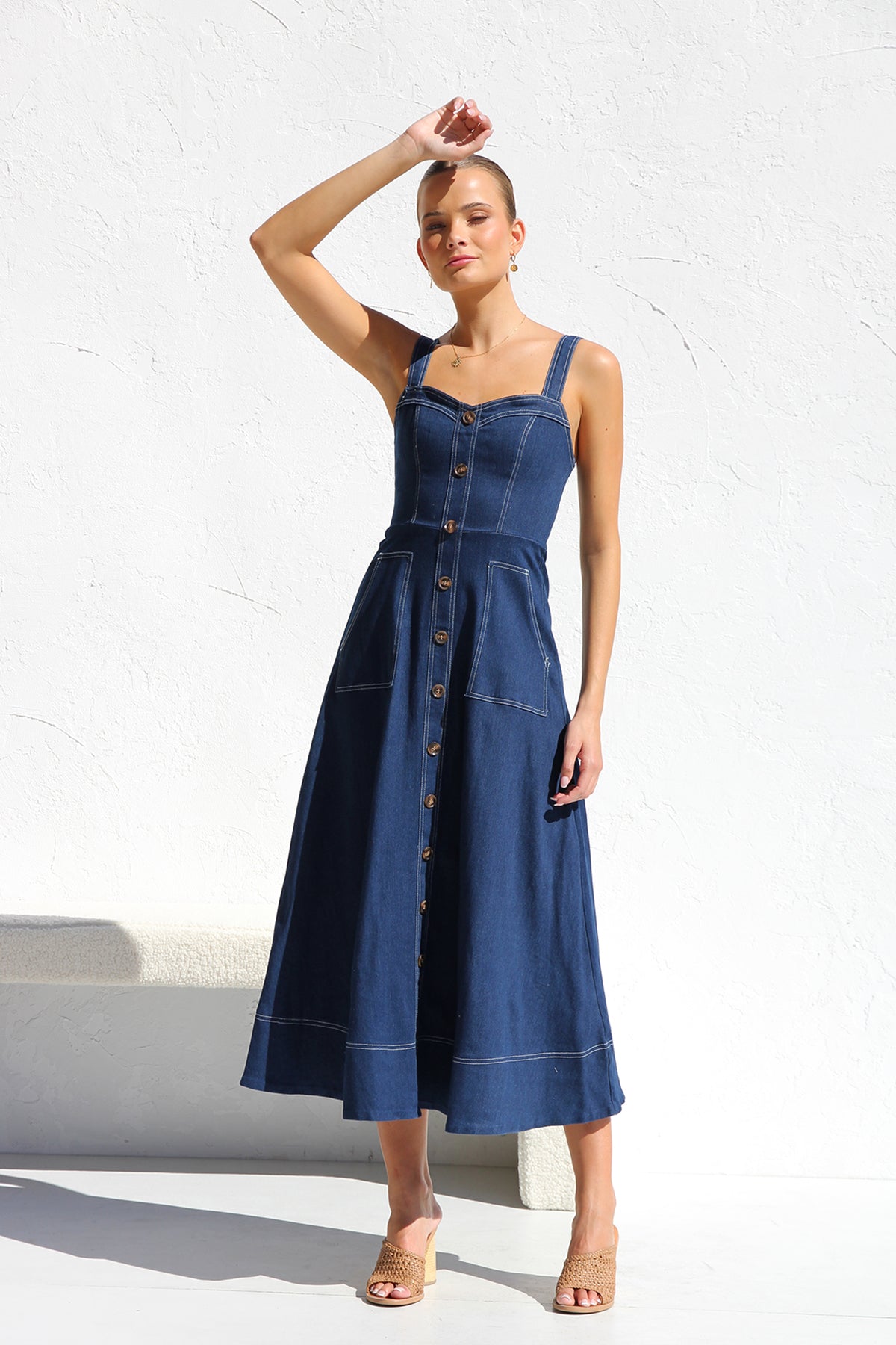Danielle Dress – Indigo Denim