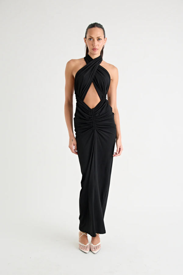 Victoria Maxi Dress Black