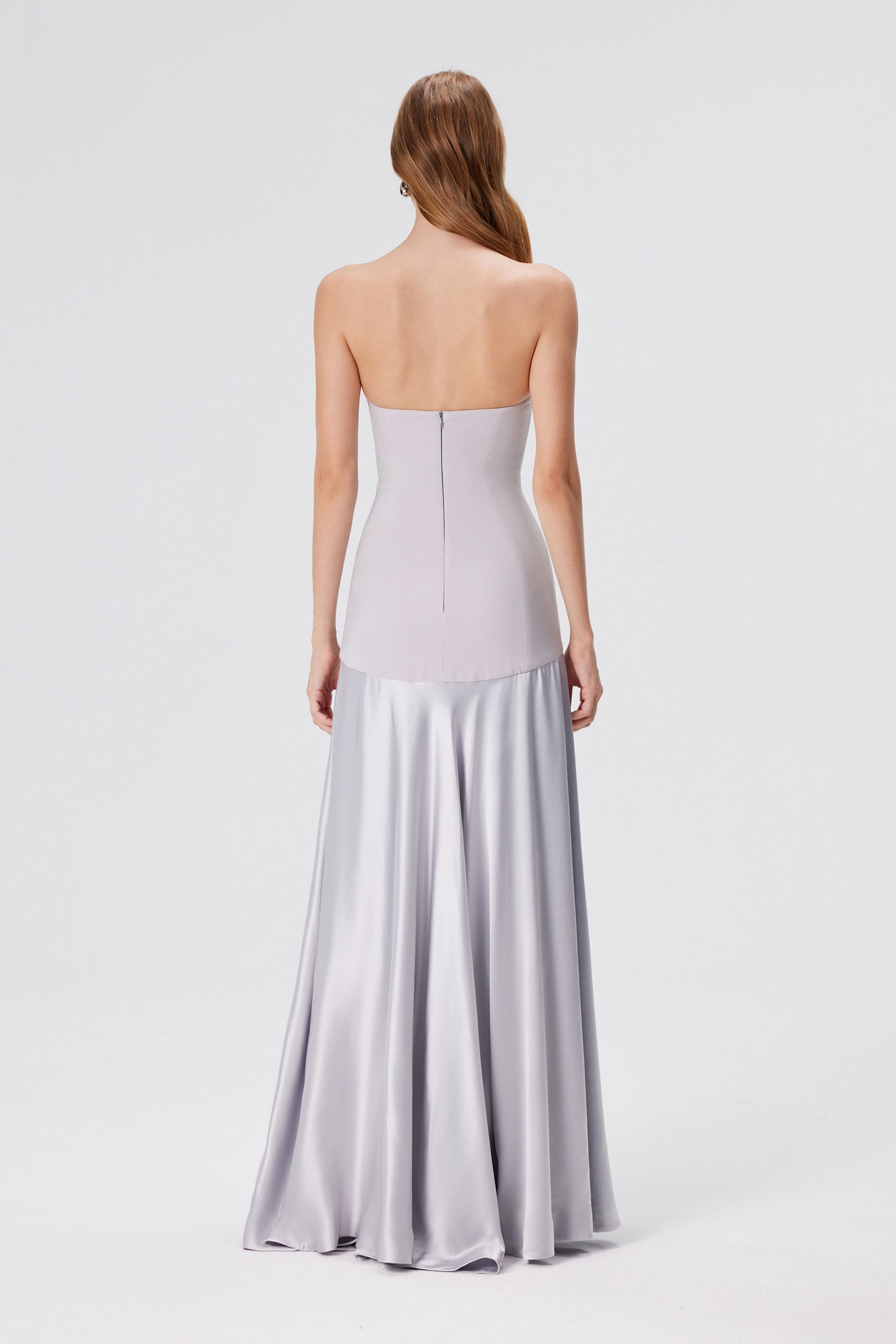 Elysia Corset Satin Gown