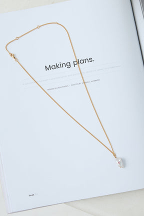 18k Gold Plated Daniella Necklace Gold