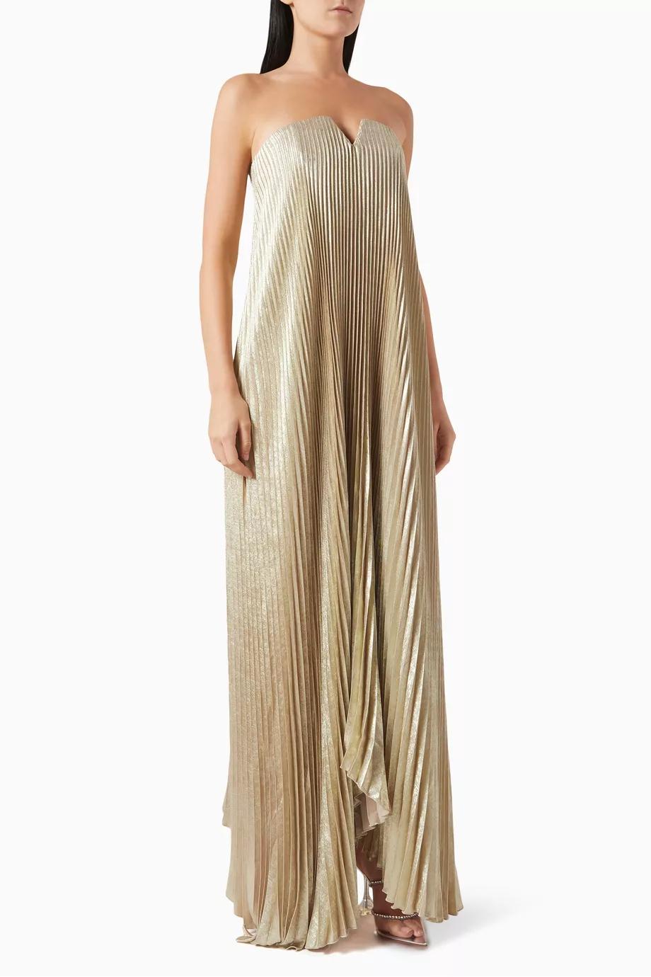 Orange Flower Maxi Dress
