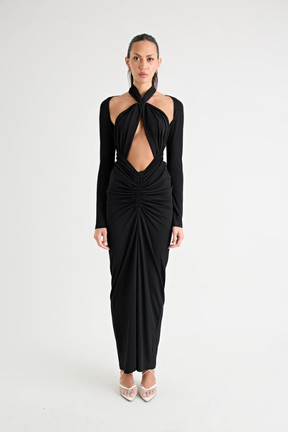 Victoria Maxi Dress Black