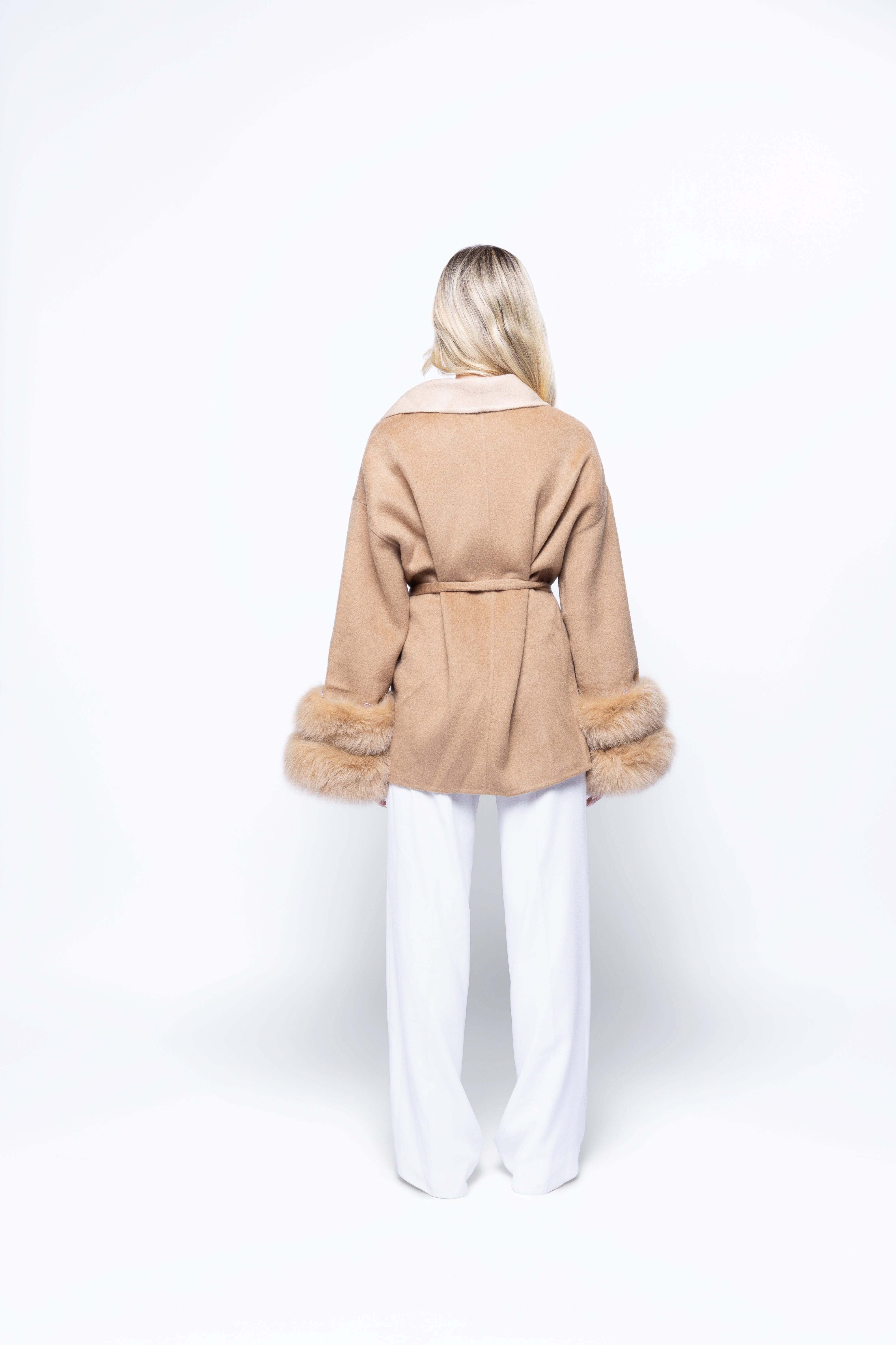 Velvet Blazer Sand