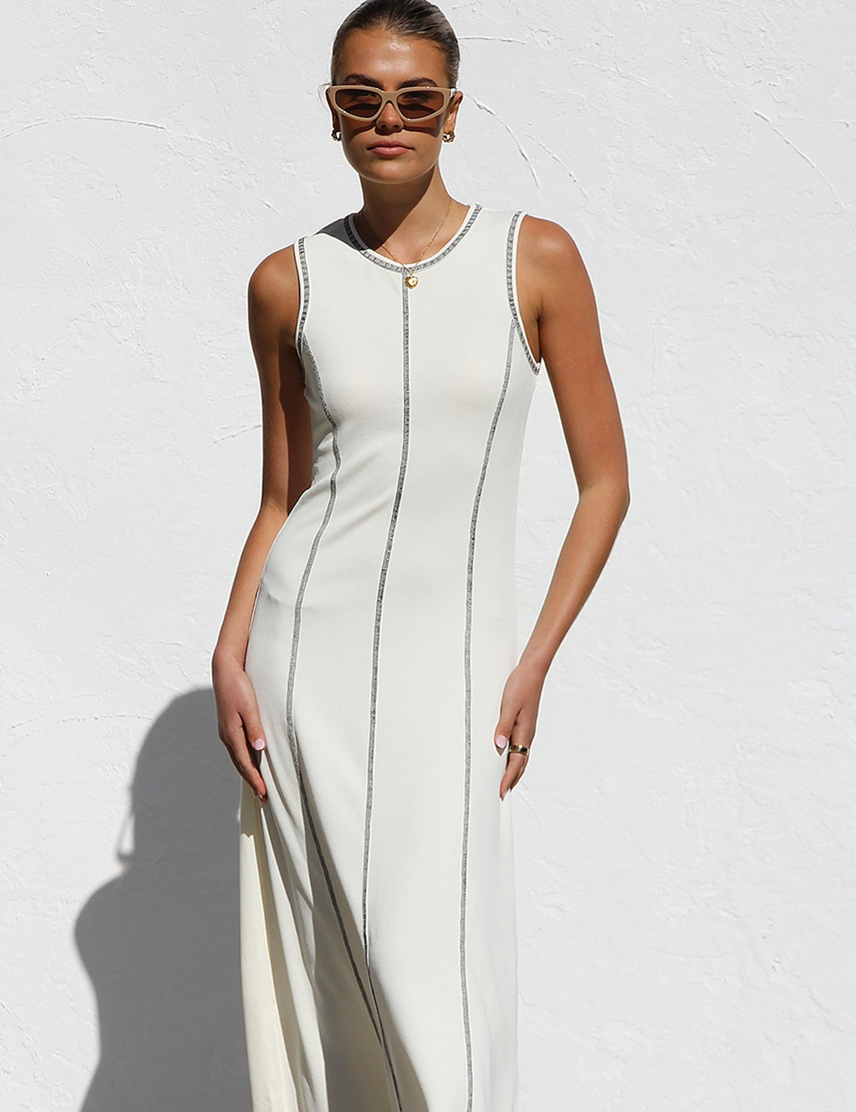 Ariana Maxi Dress – Cream