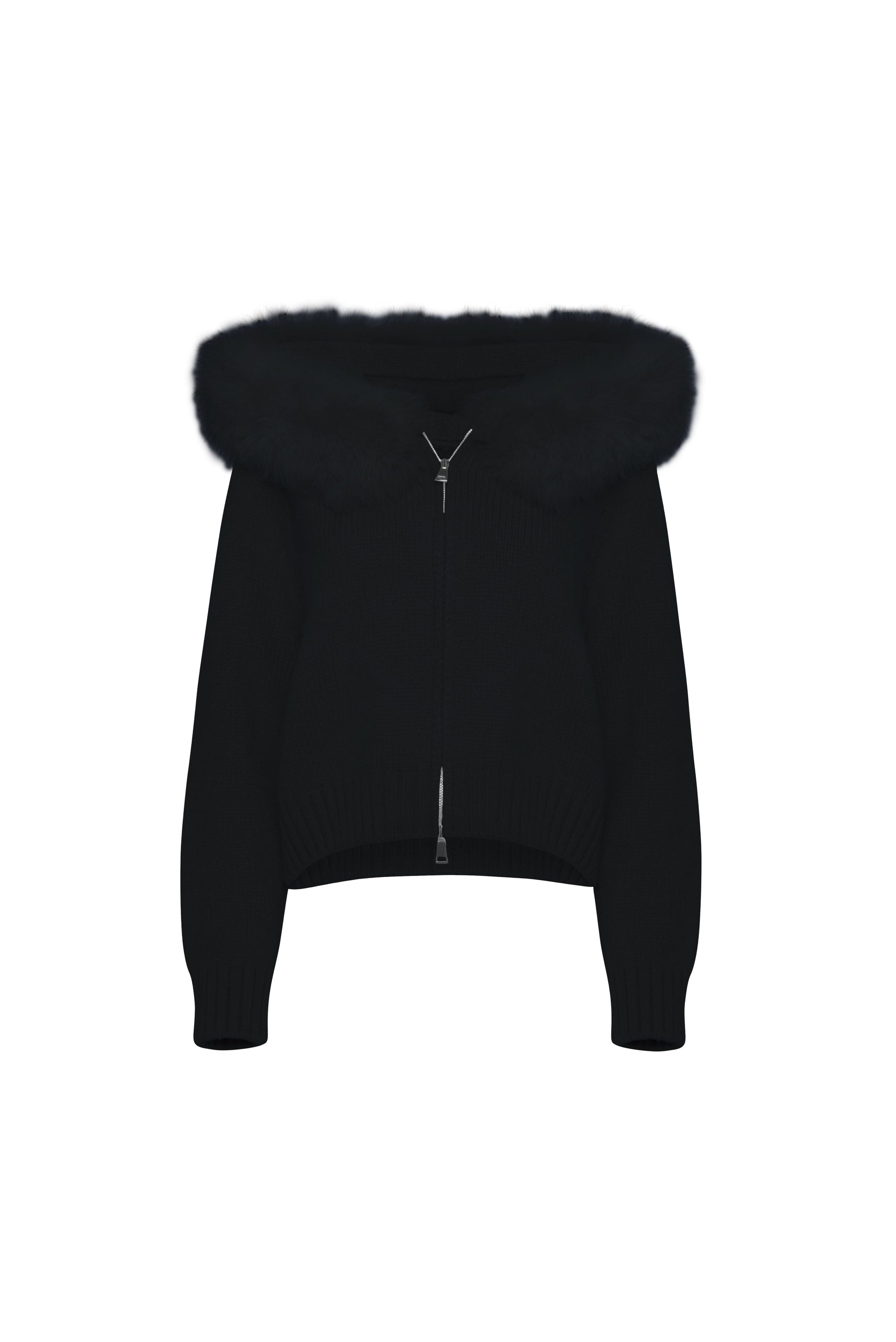 Velvet Cardigan - Black