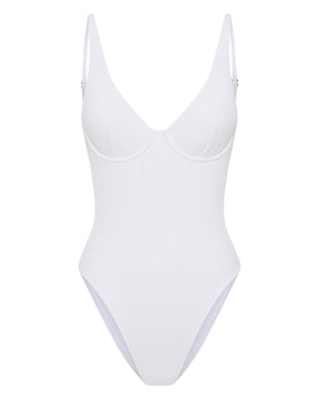 Luna One Piece Shell Ribbed