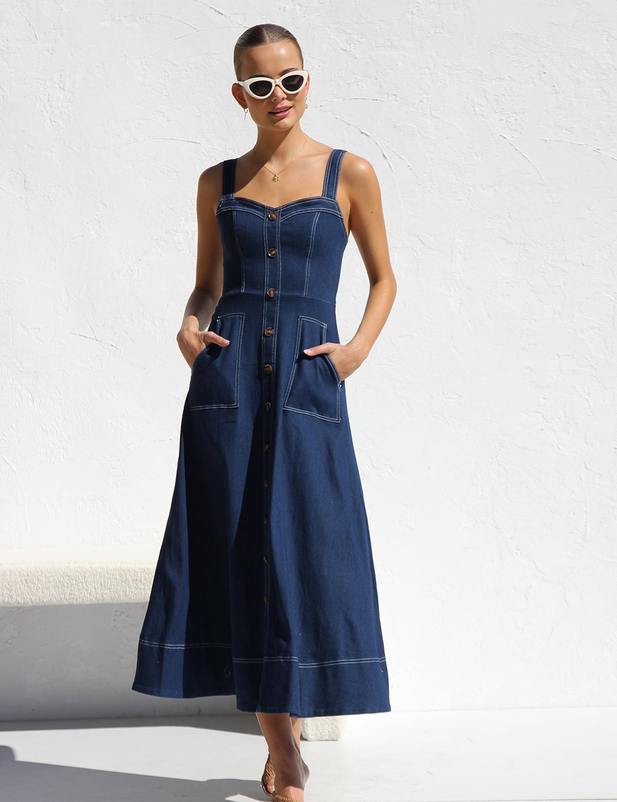 Danielle Dress – Indigo Denim