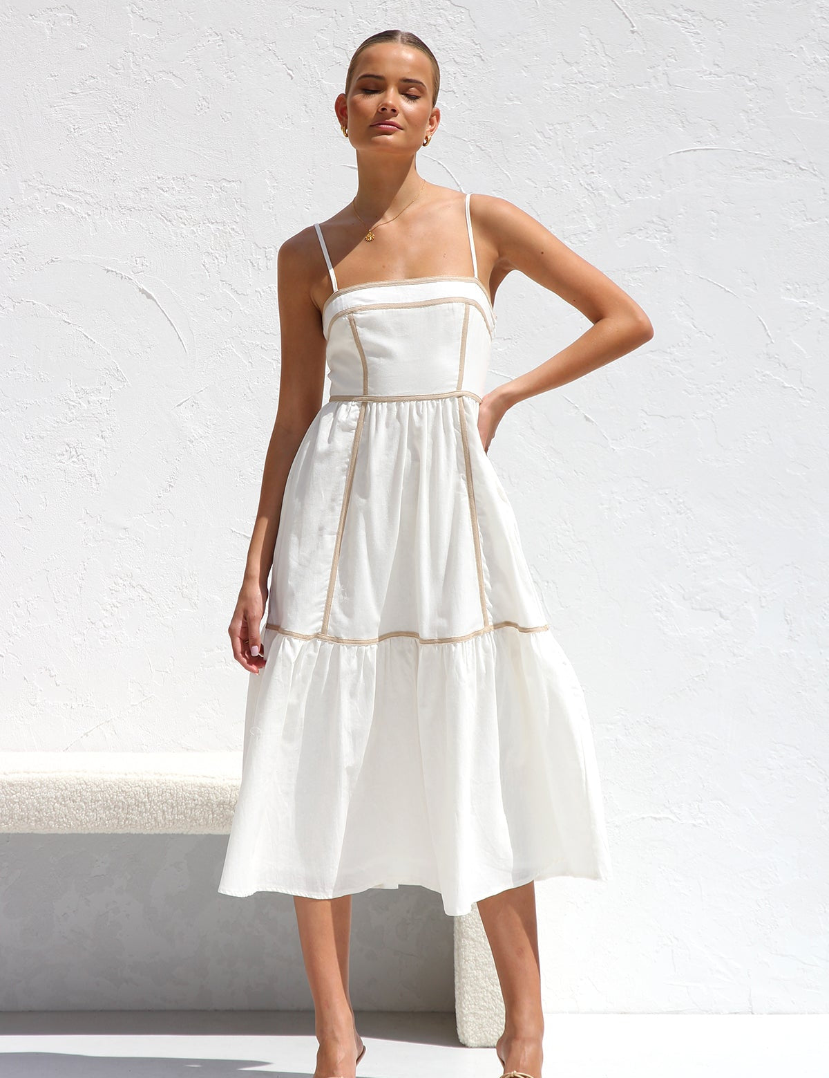 Quincy Dress – White