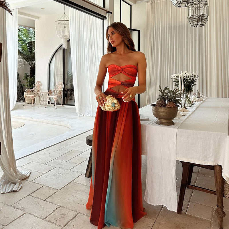 Laney Strapless Maxi Dress