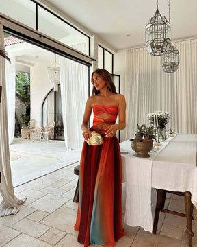 Laney Strapless Maxi Dress