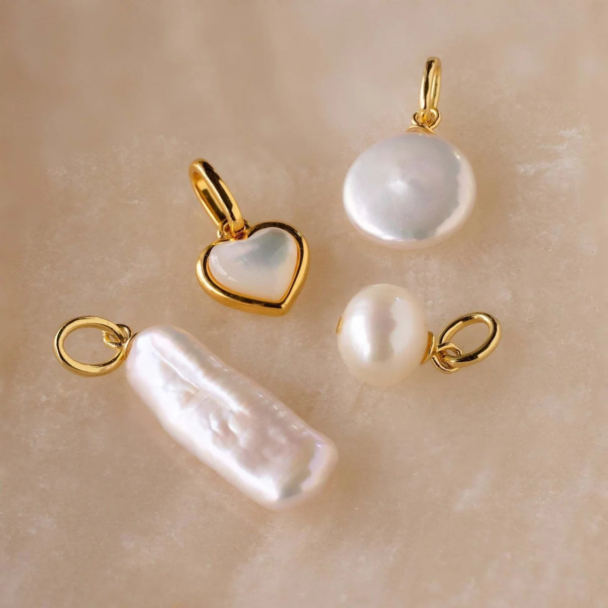 Luna Pearl Circle Necklace