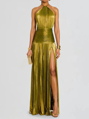 Satin Maxi Dress