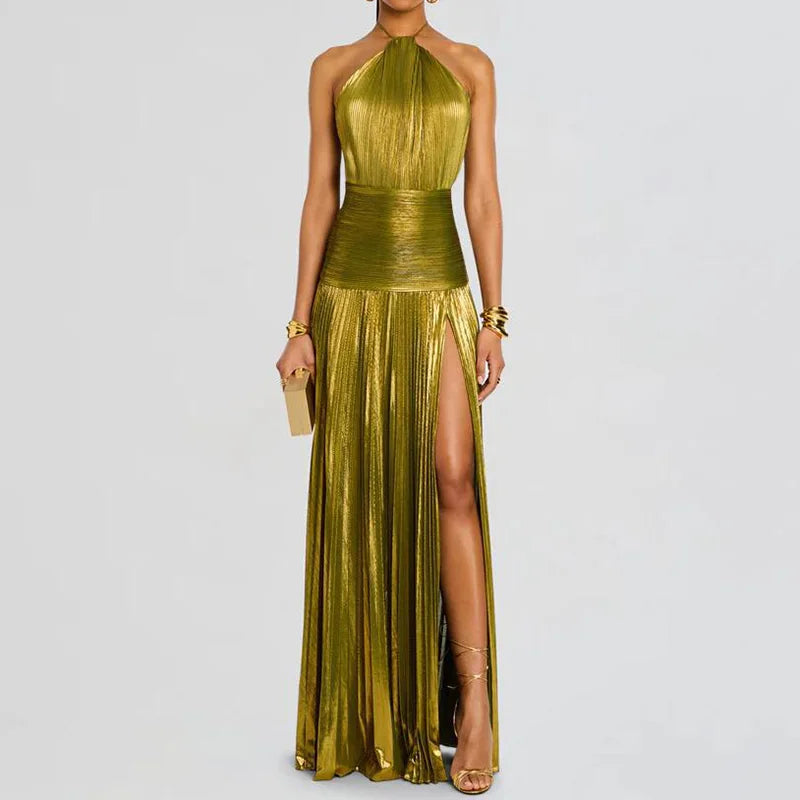 Satin Maxi Dress