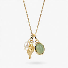 Trio Charm Pendant Necklace