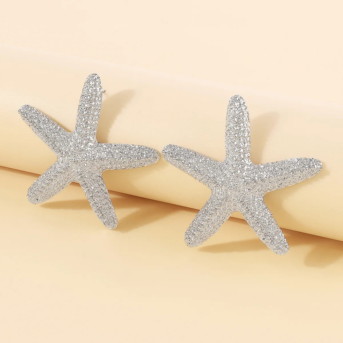 Golden Starfish Drop Earrings