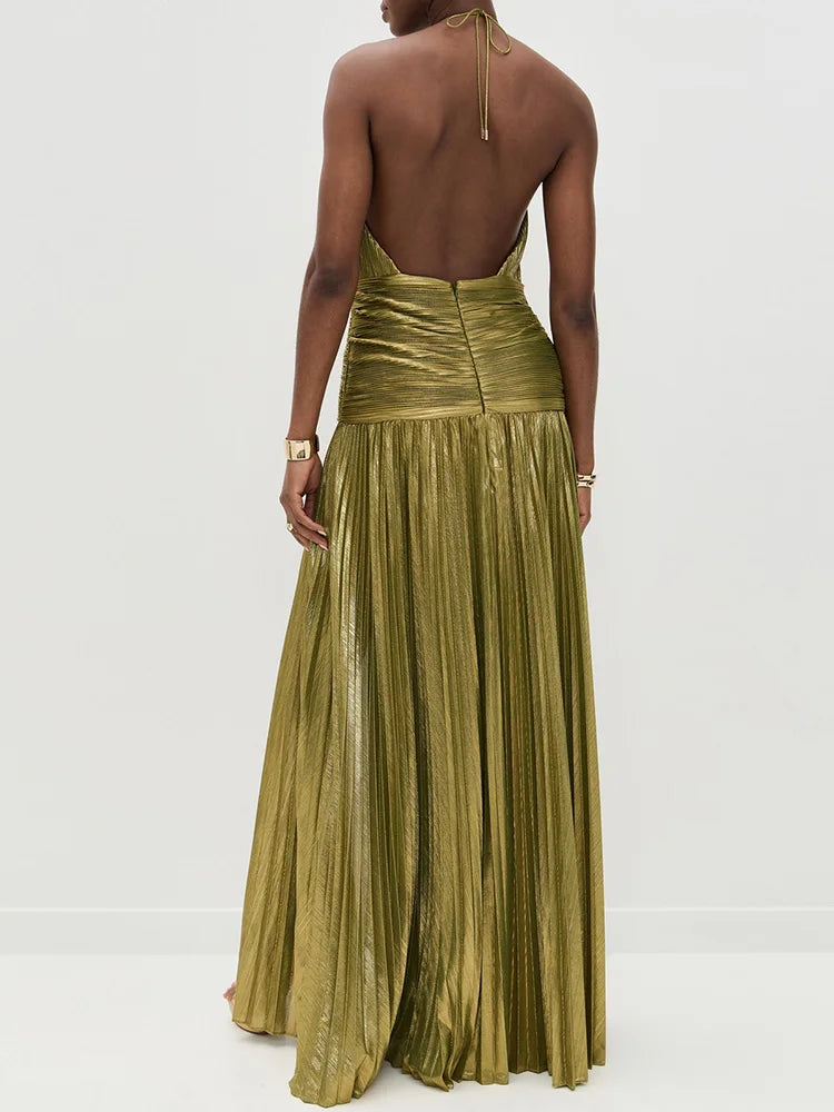 Satin Maxi Dress