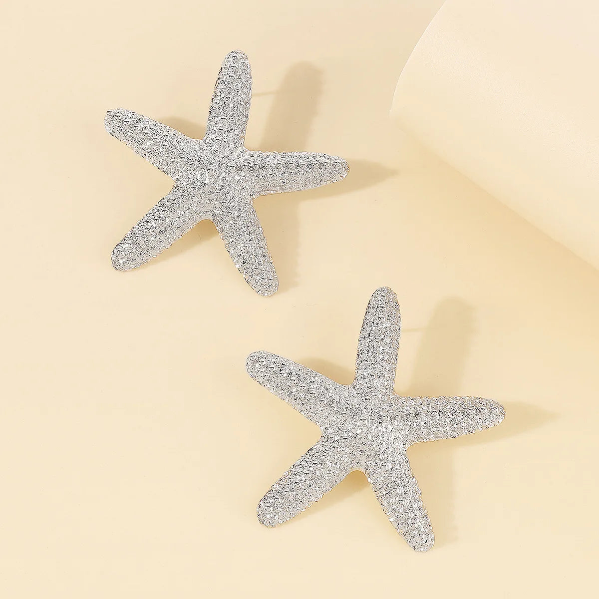 Golden Starfish Drop Earrings