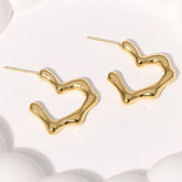 Golden Starfish Drop Earrings